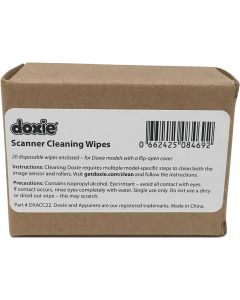 Doxie Scanner Cleaning Wipes (20 Pack) (for All Flip-Open Models)